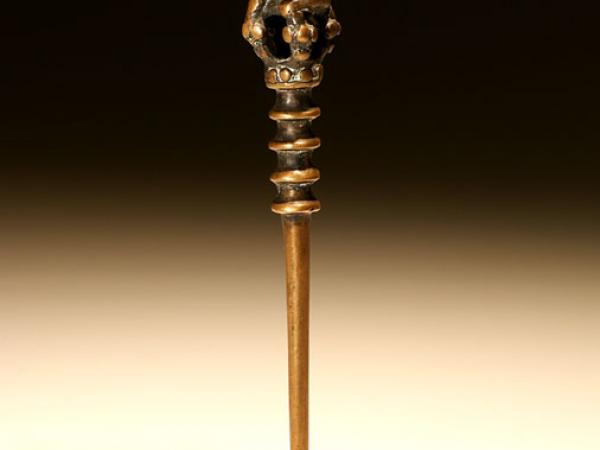 Brass hairpin from Gan people (2)