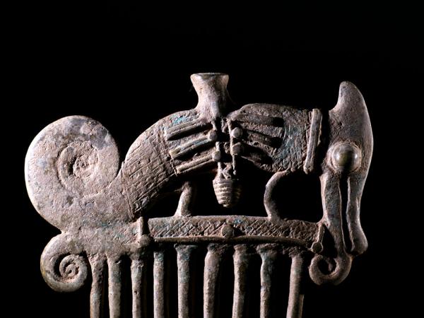 Chameleon bronze comb (2)