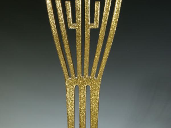 Dazzling Art Deco hair comb (2)