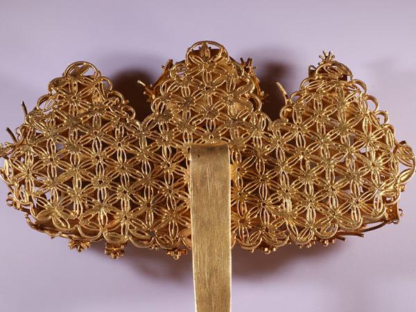 Épingle chinoise en filigrané d'or (4)