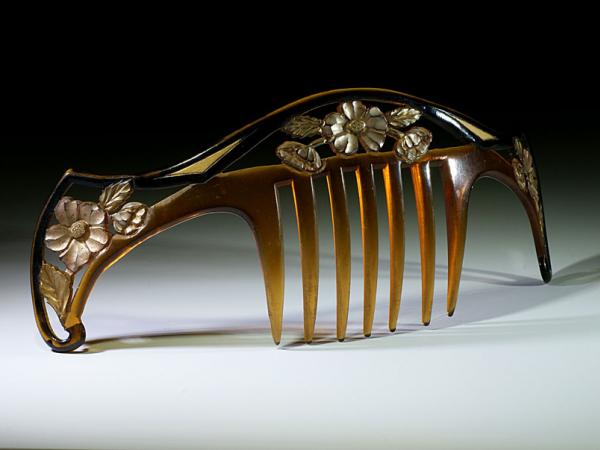 Peigne Art Nouveau E. Burlisson (3)