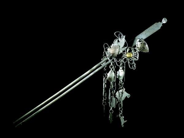 Japanese kanzashi with turtle and crab (4)