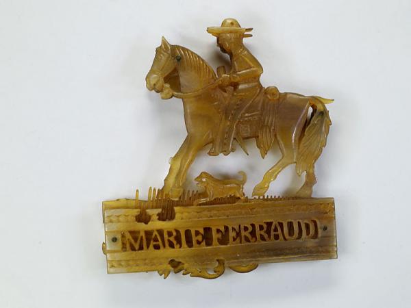 Peigne-souvenir au cow-boy (2)
