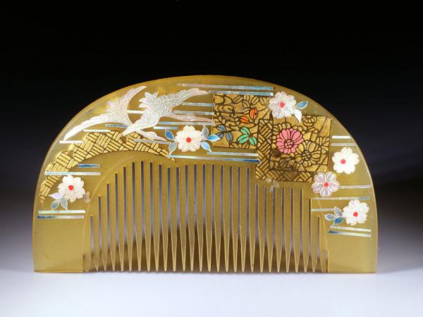 Japanese crane design hair ornaments (4)