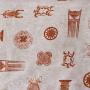 Furnishing material, African comb design Furnishing material, African comb design